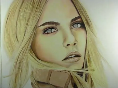 Tutorial] Cómo colorear piel con lápices de colores (Cara ...