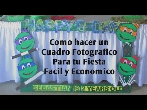 Tutorial - Cuadro Fotográfico para tu Fiesta Fácil y Económico ...