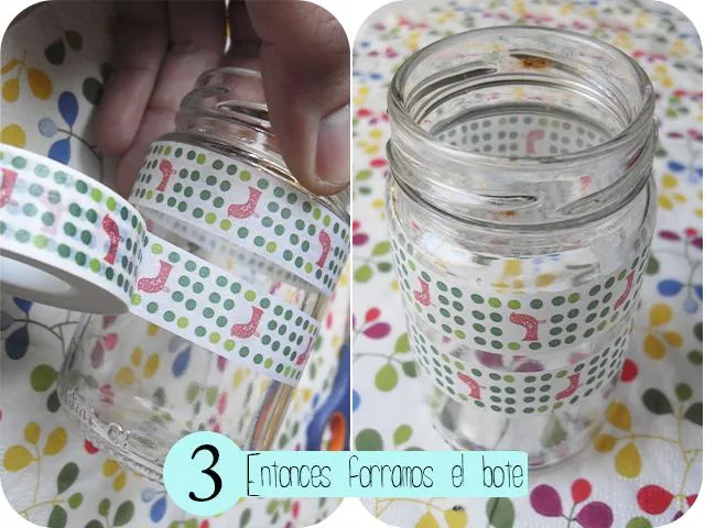 Tutorial: Decorar botes de cristal - Paperblog Tutorial: Decorar botes de cristal - Paperblog