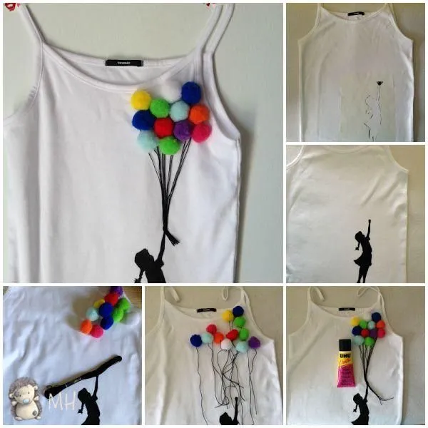 Tutorial para decorar camisetas de niñas | tuneo de ropa ... Tutorial para decorar camisetas de niñas | tuneo de ropa ...
