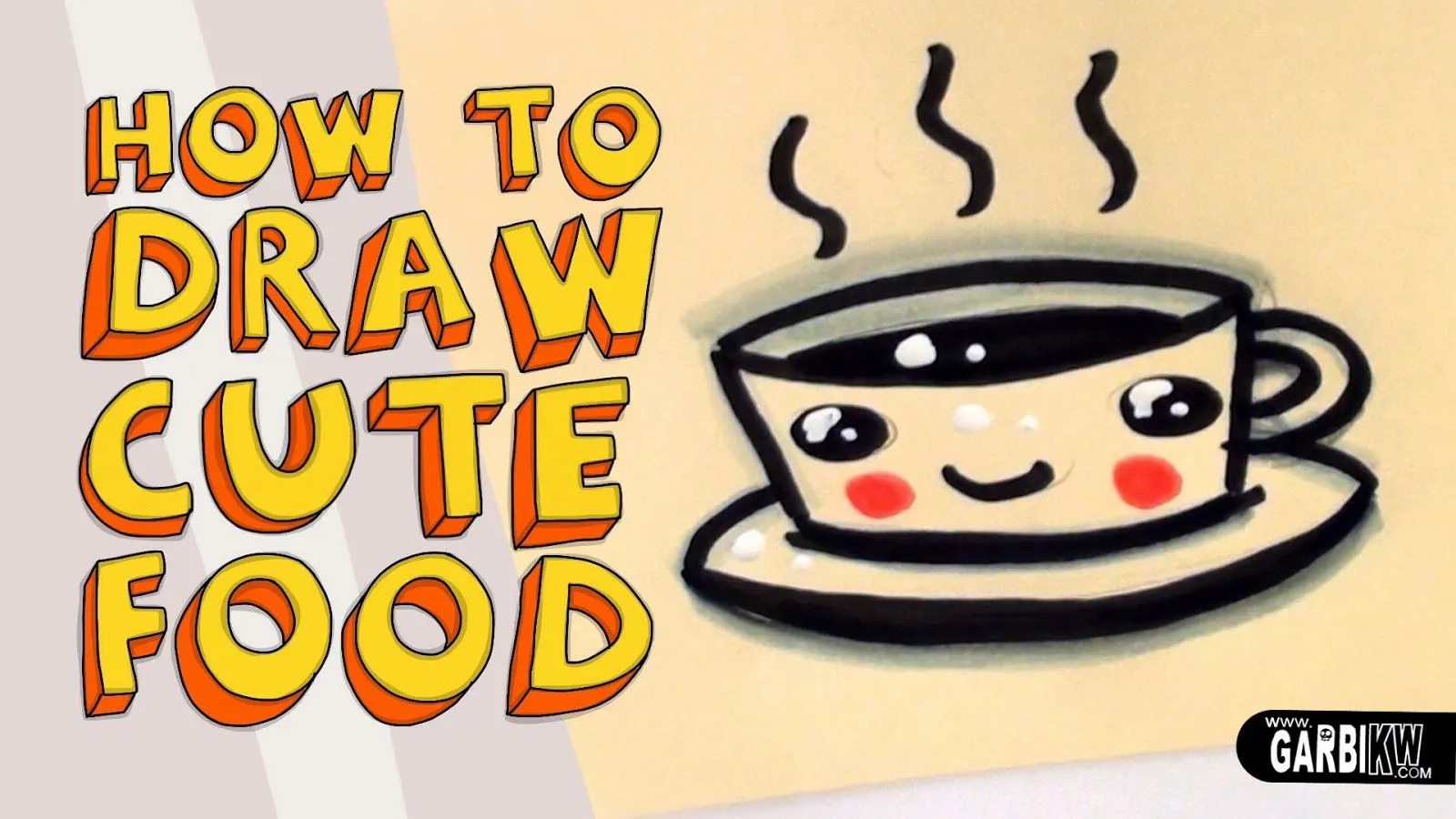 Tutorial Cómo dibujar un Café lindo - Comida Kawaii - Dibujos ... Tutorial Cómo dibujar un Café lindo - Comida Kawaii - Dibujos ...