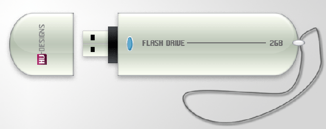 Tutorial para dibujar un dispositivo de memoria USB | CosasSencillas.