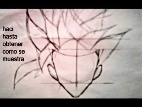 tutorial para dibujar goku ssj4 - YouTube