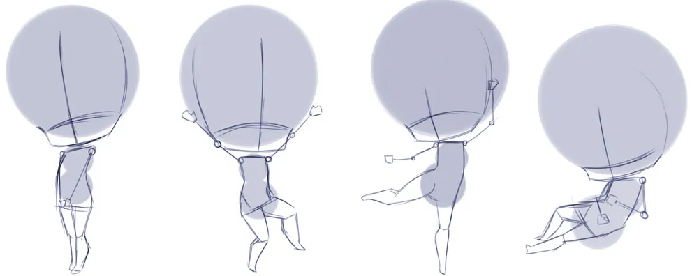 Tutorial para dibujar un personaje chibi (primera parte) - Xiibi.com Tutorial para dibujar un personaje chibi (primera parte) - Xiibi.com