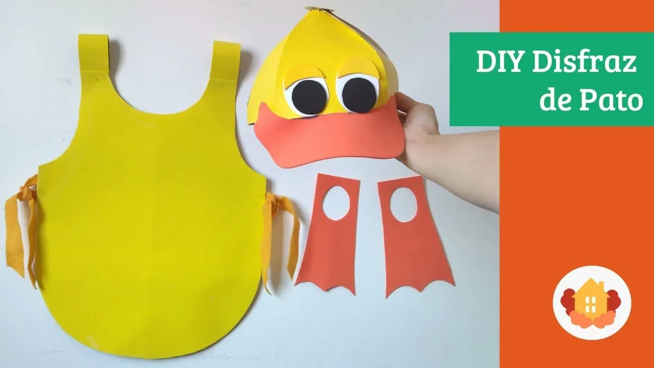 Tutorial para hacer disfraz de pato con foami - YouTube Tutorial para hacer disfraz de pato con foami - YouTube