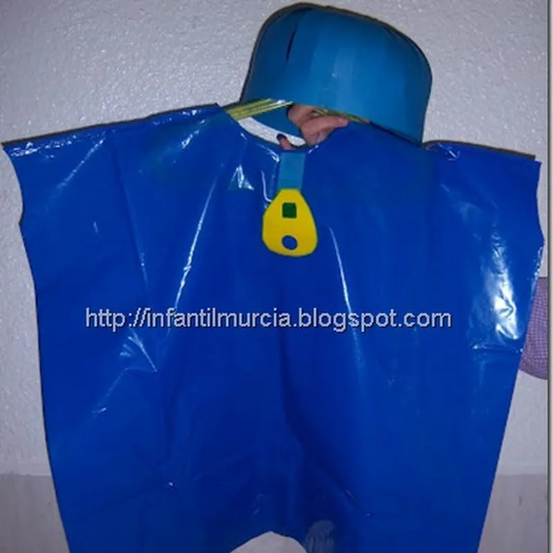 Tutorial disfraz de Pocoyo con bolsa de basura - Jugar y Colorear Tutorial disfraz de Pocoyo con bolsa de basura - Jugar y Colorear