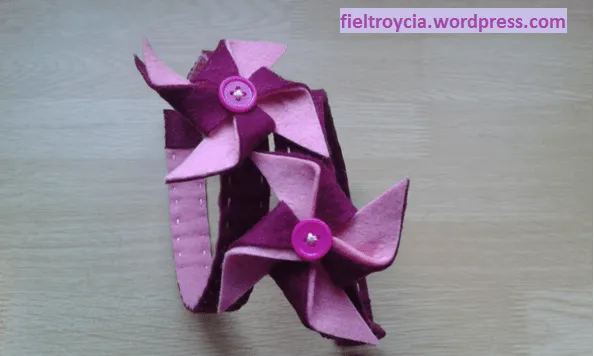 Tutorial diy: Cómo forrar una diadema con fieltro. | Fieltro y Cía.