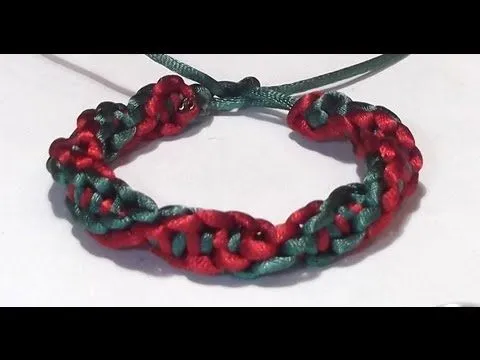 TUTORIAL DIY COMO HACER UNA PULSERA DOBLE ESPIRAL CON HILO COLA DE ...