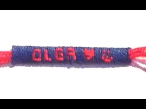 TUTORIAL DIY COMO HACER UNA PULSERA CON TU NOMBRE DE HILO MUY ... TUTORIAL DIY COMO HACER UNA PULSERA CON TU NOMBRE DE HILO MUY ...