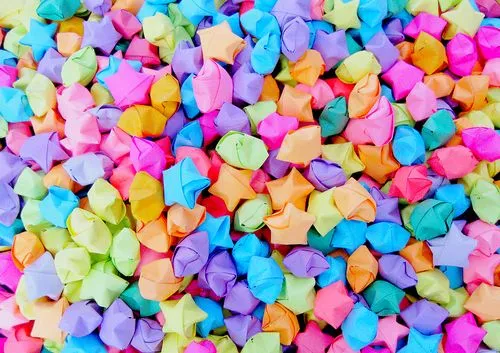 Tutorial: Como hacer estrellas de papel de colores. | Tu Tutorial ...