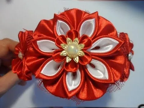 Tutorial flores kanzashi - Imagui