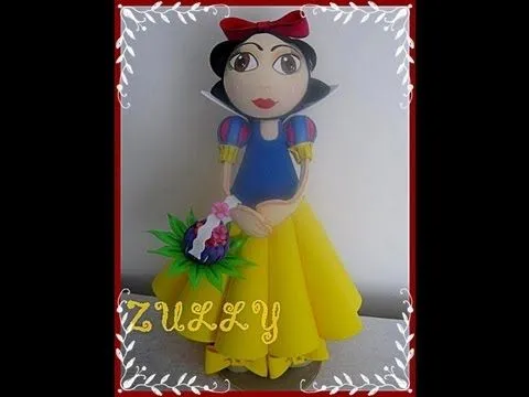 TUTORIAL FOFUCHA BLANCANIEVES - YouTube