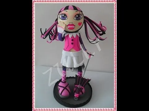 TUTORIAL FOFUCHA DRACULAURA MONSTER HIGH - YouTube TUTORIAL FOFUCHA DRACULAURA MONSTER HIGH - YouTube