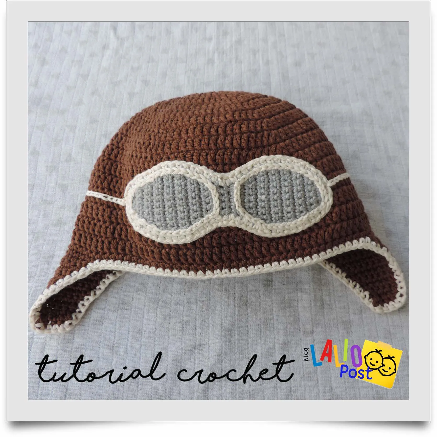Tutorial: Gorro de Aviador a crochet, Tutorial: Gorro de Aviador a crochet,