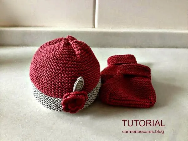 Tutorial: Gorro de bebé primera puesta (dos agujas) | Aprender ... Tutorial: Gorro de bebé primera puesta (dos agujas) | Aprender ...
