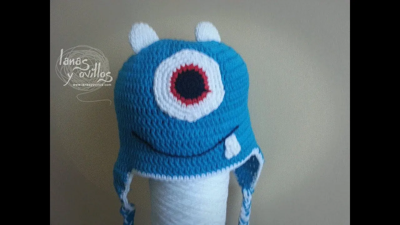 Tutorial Gorro Crochet o Ganchillo Monstruo Paso a Paso - YouTube Tutorial Gorro Crochet o Ganchillo Monstruo Paso a Paso - YouTube