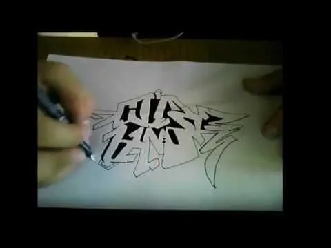 tutorial para hacer graffiti - zona erick - YouTube