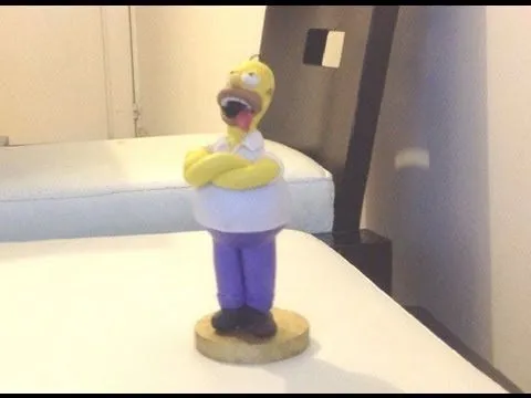 Tutorial Homero/ Homer (plastilina, porcelana fria, clay) - YouTube Tutorial Homero/ Homer (plastilina, porcelana fria, clay) - YouTube