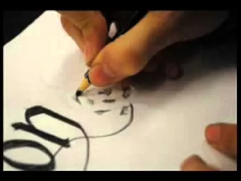 Tutorial para hacer letras góticas - YouTube Tutorial para hacer letras góticas - YouTube