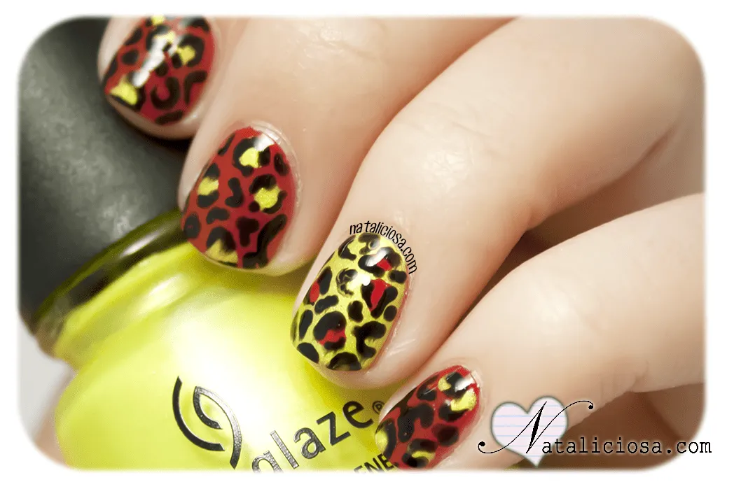 Tutorial - Cómo hacer una Manicura de Leopardo Punk » Nataliciosa.