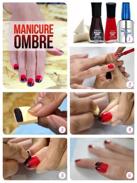 Tutorial: manicure ombre degradado | ActitudFEM Tutorial: manicure ombre degradado | ActitudFEM