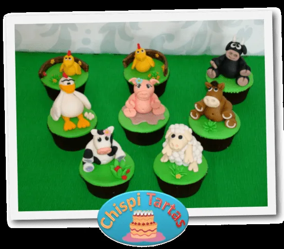 Tutorial de modelado de animales de granja | Tartas, cupcakes y ...