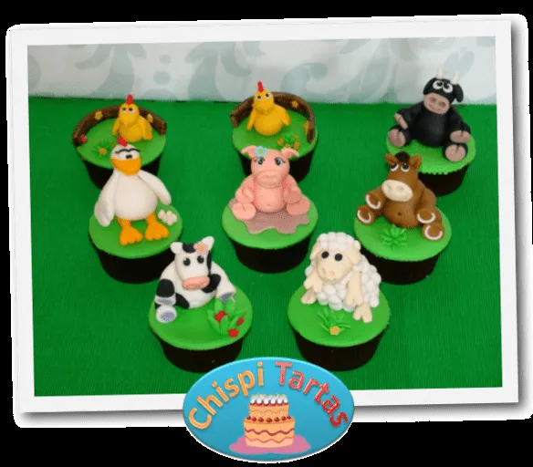 Tutorial de modelado de animales de granja | Tartas, cupcakes y ... Tutorial de modelado de animales de granja | Tartas, cupcakes y ...