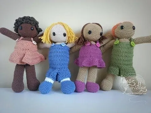 Tutorial Muñeca (Cuerpo) Amigurumi Paso a Paso en Español - YouTube Tutorial Muñeca (Cuerpo) Amigurumi Paso a Paso en Español - YouTube