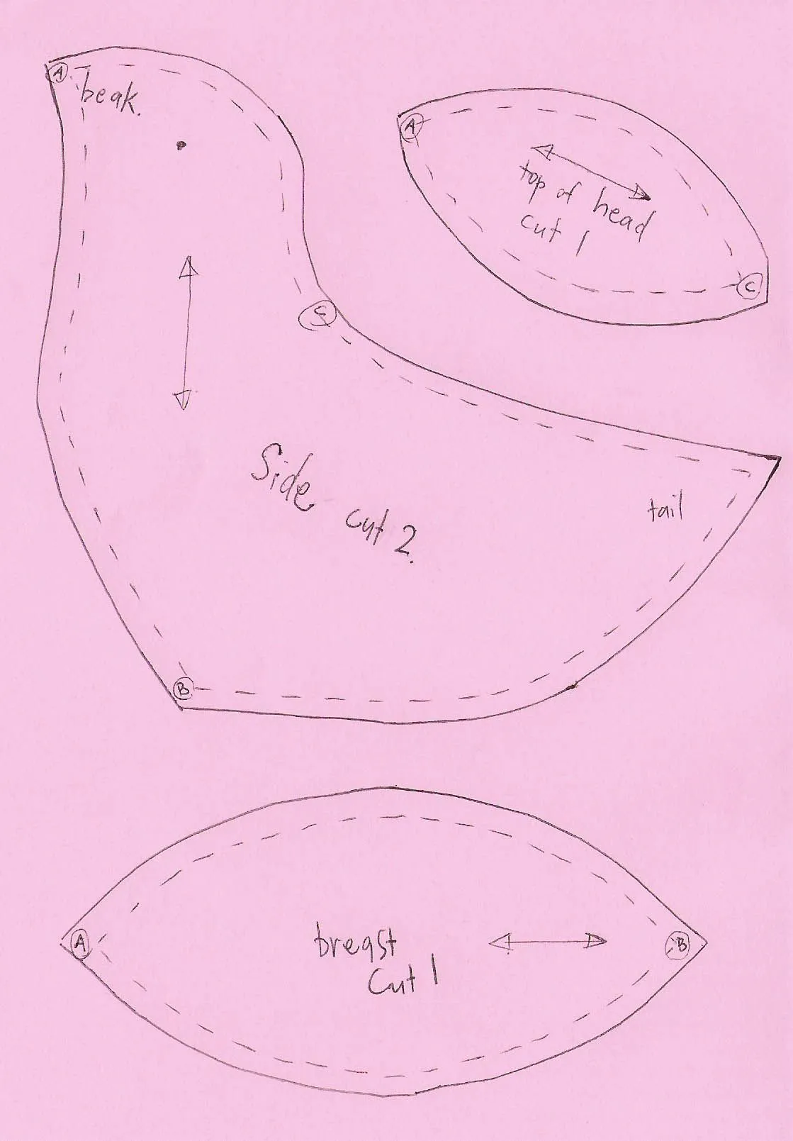 Tutorial: novios de tela en forma de pájaros - Manualidades - Foro ...