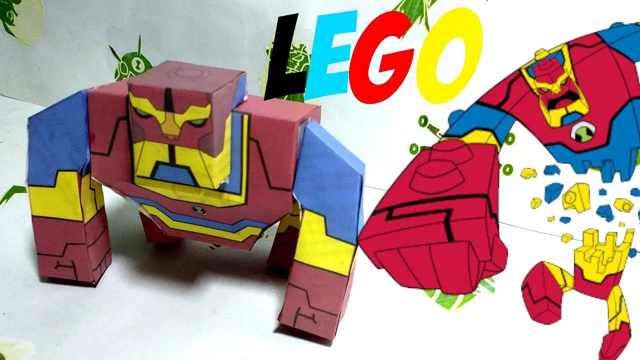 Tutorial - Papercraft do Bloxx 3D - Ben 10 Omniverse - YouTube