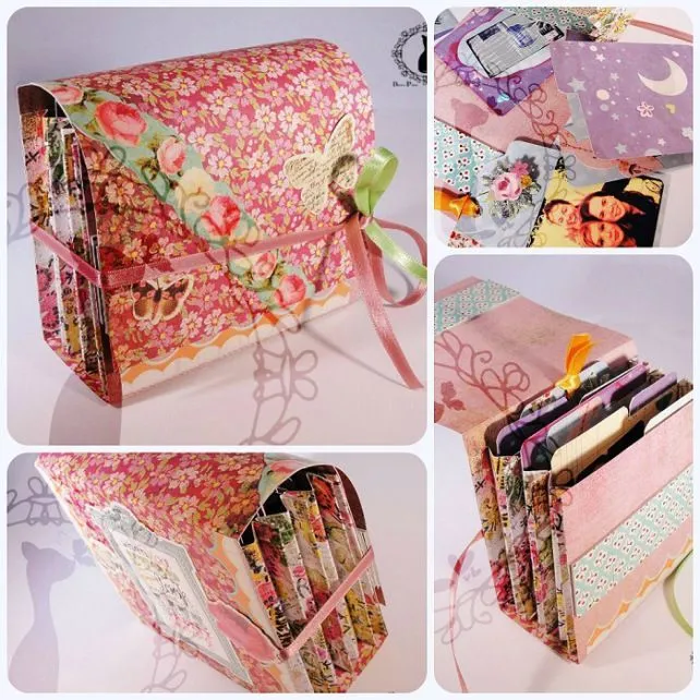 Tutorial paso a paso de Carpeta scrapbook con separadores ... Tutorial paso a paso de Carpeta scrapbook con separadores ...
