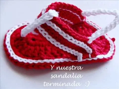 TUTORIAL PASO A PASO COMO HACER SANDALIA CROCHET - YouTube