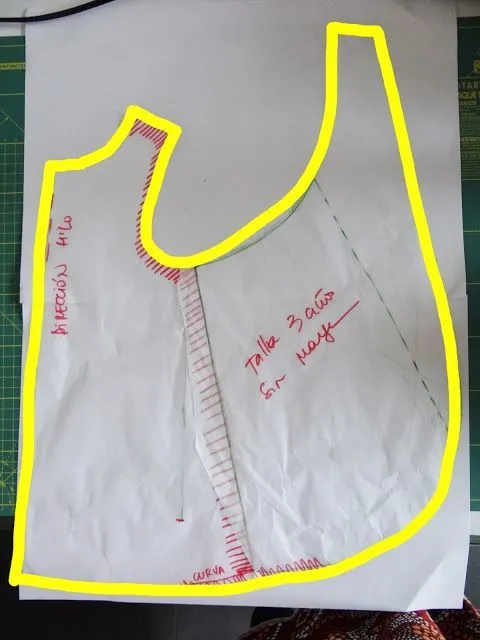 Tutorial: Como hacer tu propio patrón para el delantal pinafore ... Tutorial: Como hacer tu propio patrón para el delantal pinafore ...