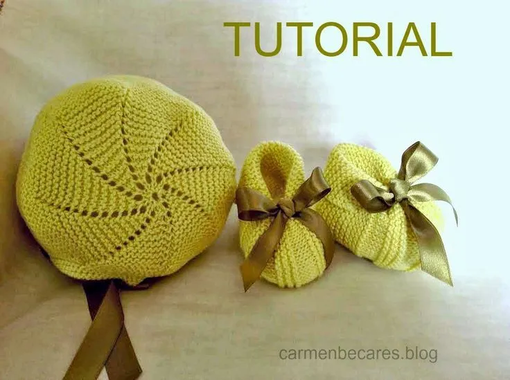 TUTORIAL. Patucos y gorro-capota de lana para bebe. ( tejido dos ... TUTORIAL. Patucos y gorro-capota de lana para bebe. ( tejido dos ...