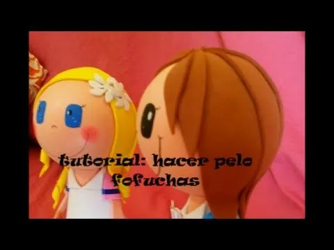 Tutorial hacer pelo fofuchas pelo corto chico - YouTube