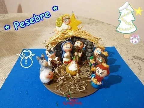 Tutorial Pesebre en porcelana fría FACIL / Nativity Scene Cold ...