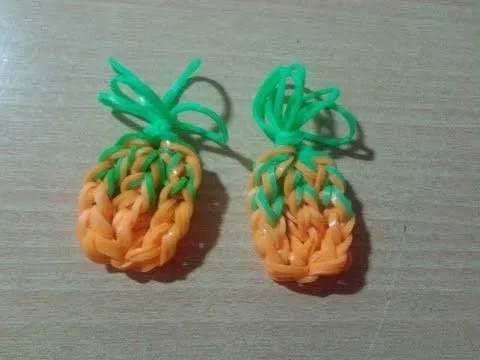 Tutorial: piña de gomitas (sin telar) ♥ - YouTube Tutorial: piña de gomitas (sin telar) ♥ - YouTube