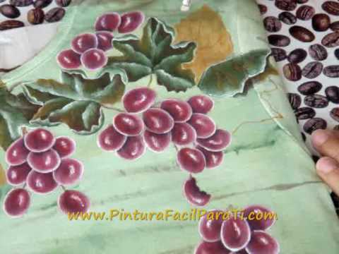 Tutorial Como Pintar Hojas de Parra en Tela 1 - Pintura Facil Para ... Tutorial Como Pintar Hojas de Parra en Tela 1 - Pintura Facil Para ...