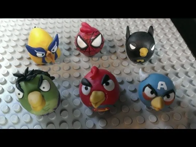 Tutorial de porcelanicron #3 Como hacer angry birds - YouTube Tutorial de porcelanicron #3 Como hacer angry birds - YouTube
