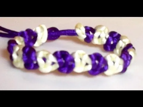 TUTORIAL COMO HACER UNA PULSERA DE DOS COLORES CON HILO COLA DE ... TUTORIAL COMO HACER UNA PULSERA DE DOS COLORES CON HILO COLA DE ...