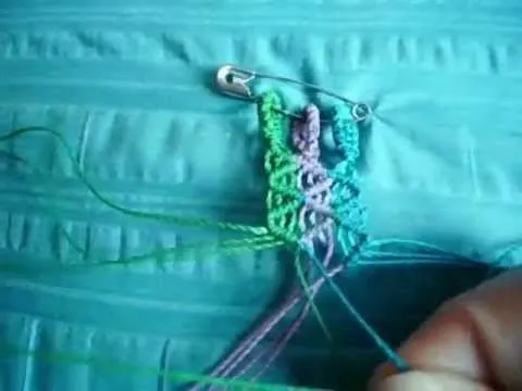 Tutorial Pulsera rombos Macrame - YouTube