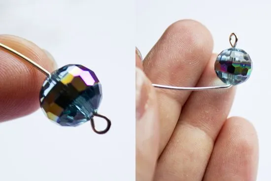 Tutorial: Cómo hacer pulseras de cristal engarzadas con alfiler