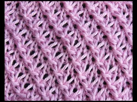 tutorial de puntos en crochet y en dos agujas on Pinterest ...