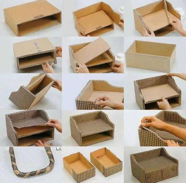 Tutorial repisa de carton reciclado | Ideas para manualidades ... Tutorial repisa de carton reciclado | Ideas para manualidades ...