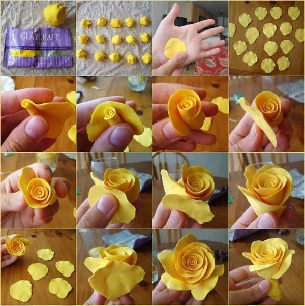 Tutorial para hacer una rosa de fondant, paso a paso. Una guía ...