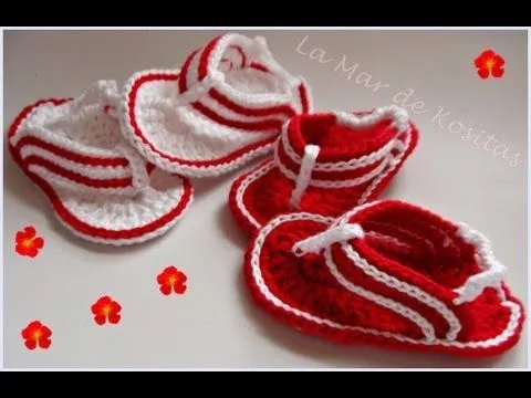 TUTORIAL SANDALIAS CROCHET - YouTube