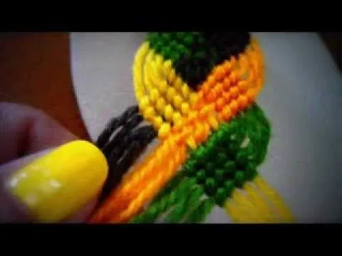 tutorial sandalias macrame rombos - YouTube tutorial sandalias macrame rombos - YouTube