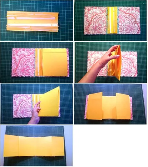 Tutorial de Scrapbooking: Encuadernación de Espina o Espiga Tutorial de Scrapbooking: Encuadernación de Espina o Espiga