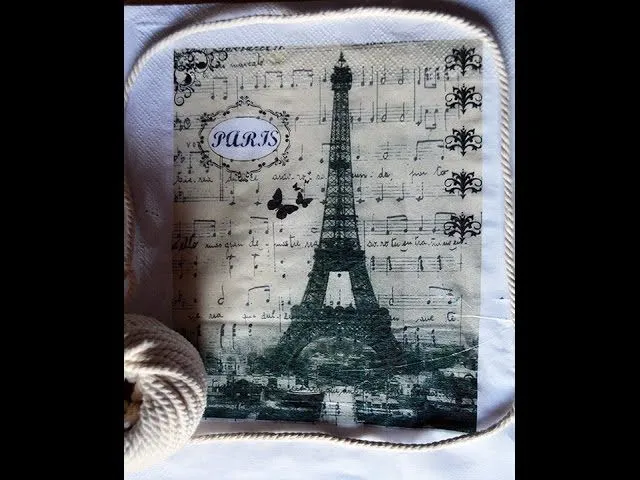 tutorial cómo hacer tus propias servilletas para decoupage - YouTube