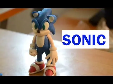 Tutorial como hacer a SONIC X de plastilina - YouTube